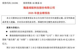 亏损持续！受制于产品价格持续低迷和成本压力，隆基绿能2025年净利预亏最高65亿元