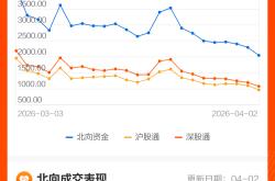 4月2日北向资金最新动向（附十大成交股）