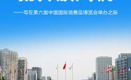 写在第六届中国国际消费品博览会举办之际