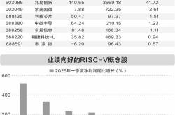 RISC-V加速产业落地 7只概念股净利润翻倍式增长