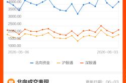6月3日北向资金最新动向（附十大成交股）