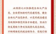 学习新语｜以党的政治建设为统领加强党的各方面建设